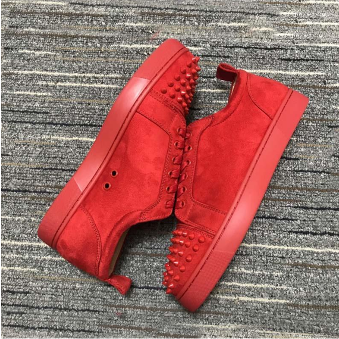 

2021 size 5-14 LOUBOUTIN CHRISTIAN New Men Women Star Studded Casual Shoes Mesh Leather Camouflage Studded niuniu3 Combo Stars Metallic Z5, Black