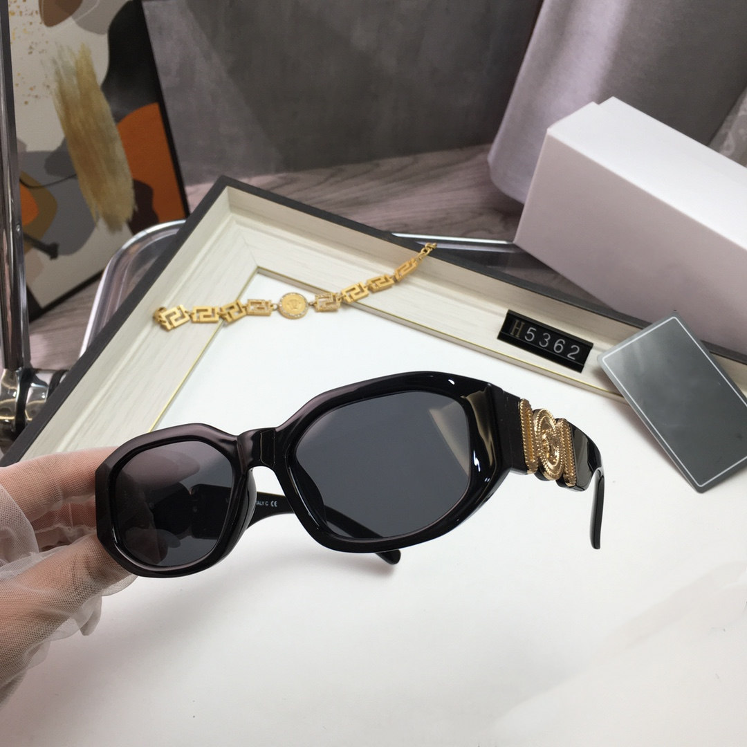 

5362 High Quality Classic Pilot Sunglasses Designer Brand Mens Womens Sun Glasse Eyewear Glass glasses square frames Lenses with box, White;black