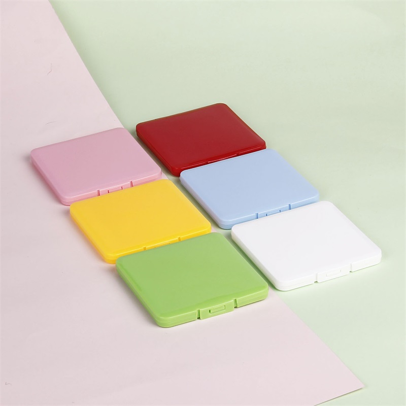 

Storage Box Mask Case Square Container Face Masks Holder Makeup Jewelry Plastic Small Disposable Blue White Red Black 1 4ls F2, As show