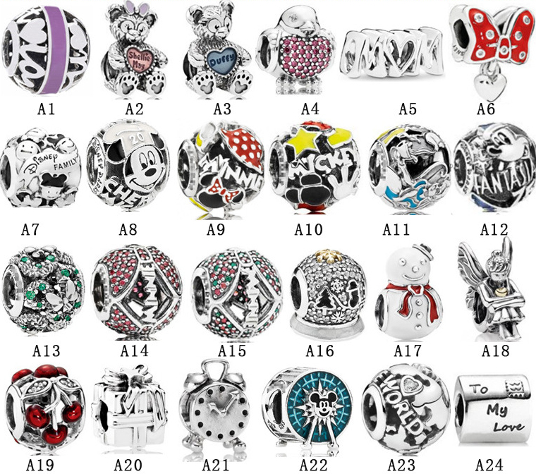 

New Arrival 925 Sterling SilverLOVE Bear Alarm Clock Bracelet beads DIY Fit Original European Charm Bracelet Fashion Women Jewelry Accessories