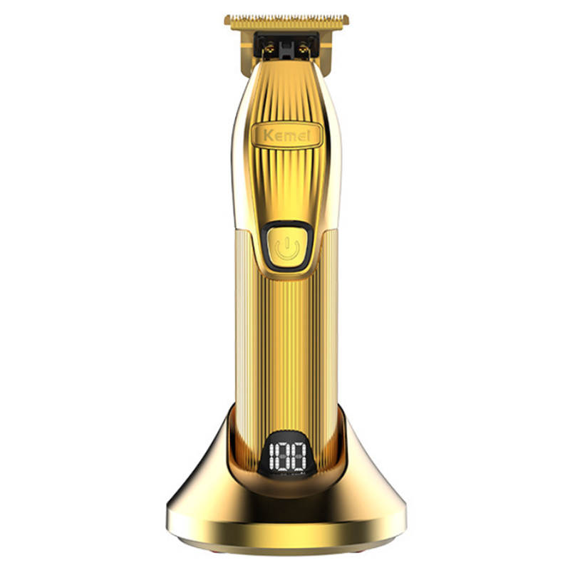 

Professional electirc powerful hair clipper barber shop rechargeable hair timmer for men hair cutting machine LED display