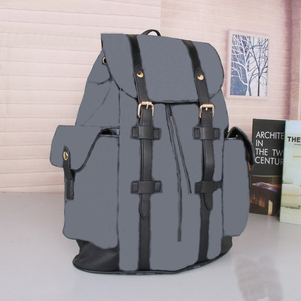 

Vutton Leather Christopher Backpack Luxury Designer knapsack Men Women Backpacks Flowers and Plaid Fashion Schoolbag Satchel Back pack