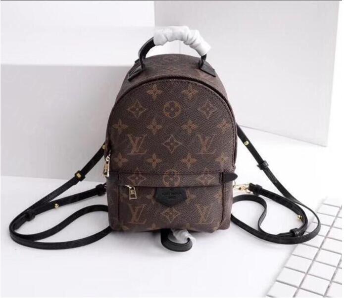 

Classic LV LOUIS bag VITTON ladies bag PALMSPRINGS presbyopia mini backpacks presbyopias small backpack school bagss, Red;black