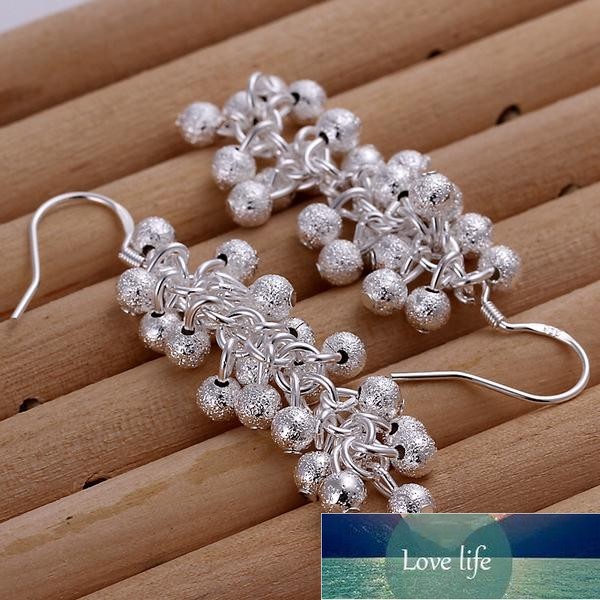 

Frosted Grape Bead Earrings Silver Plated Color Drop Earrings For Women Earing Jewelry Earings Popcorn Factory price expert design Quality Latest Style Original