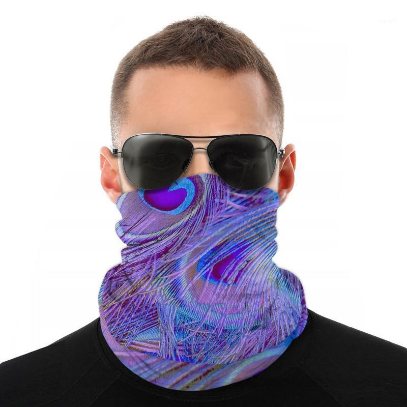 

Scarves Lavender Crush Peacock Feather Flower Magic Scarf Neck Face Mask Unisex Halloween Gaiter Tubular Bandana Headwear Outdoor, Blue;gray