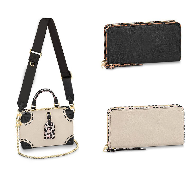 

Top quality Latest Styles Petite Malle Souple crossbody bag Wild at Heart series Embossed Genuine Leather Ladies purse women handbag POCHETT, Make up the difference