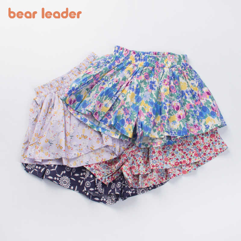 

Bear Leader Summer Korean Fashion Style Shorts Fashion Toddler Floral Pants Kids Cute Princess Clothing For 2-7 Years 210708, Ah6052purple