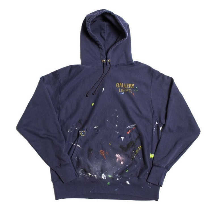 

Gallerydept hand-painted graffiti ink splashing loose sports Sweater Hoodie for men and women, Black