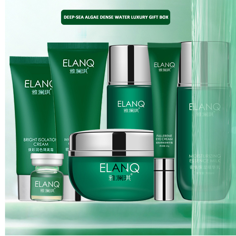 

Creams & Lotion Deep seaweed Intensive hydration Luxury gift box Beauty Items Skin care set Cleanser Moisturizing Toner Moisturizing serum Touch up cream