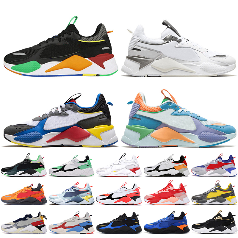 

Wholesale Women Mens Running Shoes Platform Black Gold Motorsport White Grey TROPHY Optimus Prime Reinvention Toys Transformers RS X Trainer