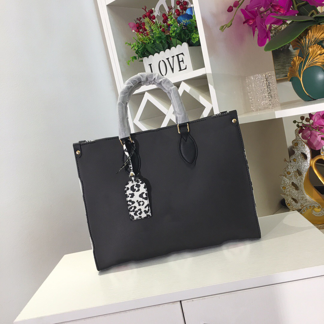 

High Quality Fashion Luxurys Designers Bags Women Shopping Handbags Wild at Heart Mommy Onthego Medium Tote Monograms Embossing Shoulder Bag