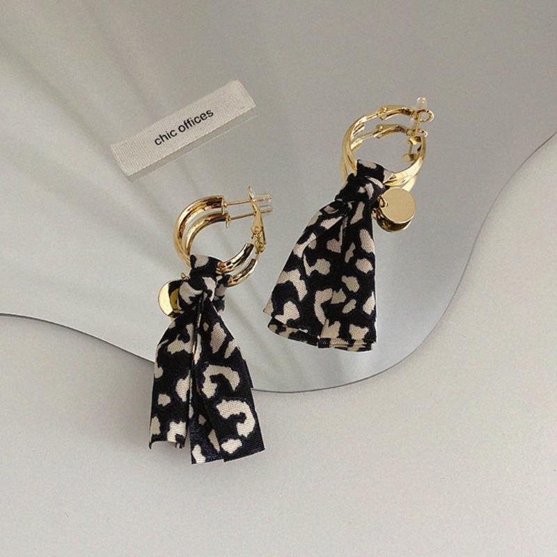 

Dangle & Chandelier Korean Statement Earrings For Women Brown Leopard Geometric Hoop Vintage 2021 Trend Fashion Jewelry Gifts Creative