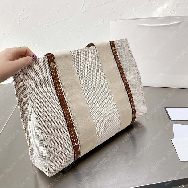 

Womens Totes Bags Canvas Shopper 2021 Fashion Women Woody Tote Small Medium Crossbody Handbags Purses High Quality