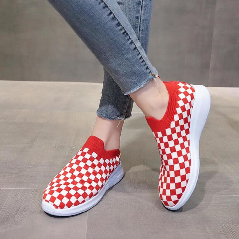 

Women Casual Shoes Flats Fashion Breathable Slip-On Leisure Sneakers Light Comfortable Ladies Zapatos Sports Shoe, Black