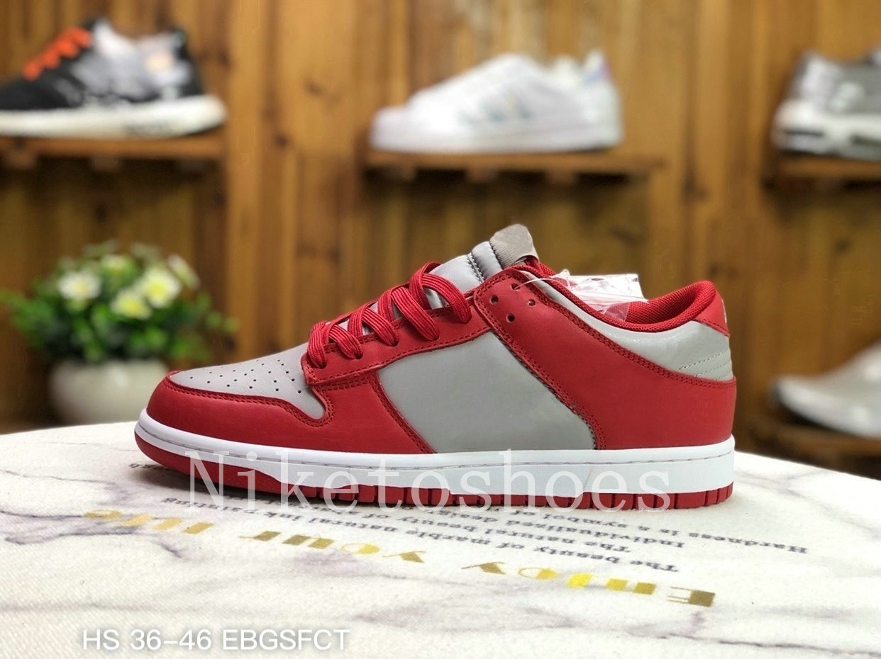 

Medium Grey Low Shoe PRO QS SP UNLV Women Sports Sneaker Be True to Your School Red Men Casual Shoes, Color 0