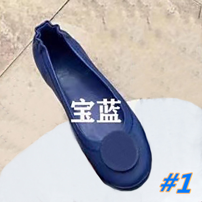 

Women's fashion leather flat bottomed dance shoes high quality spring and summer leisure boat shoes size 35-42