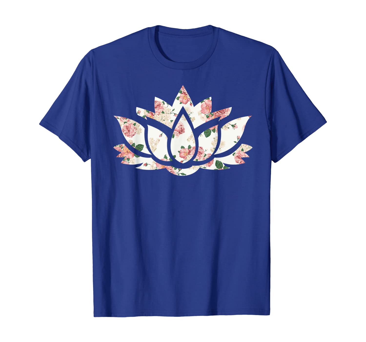 

Lotus Flower Yoga Spiritual Dreamy Floral T Shirt, White;black