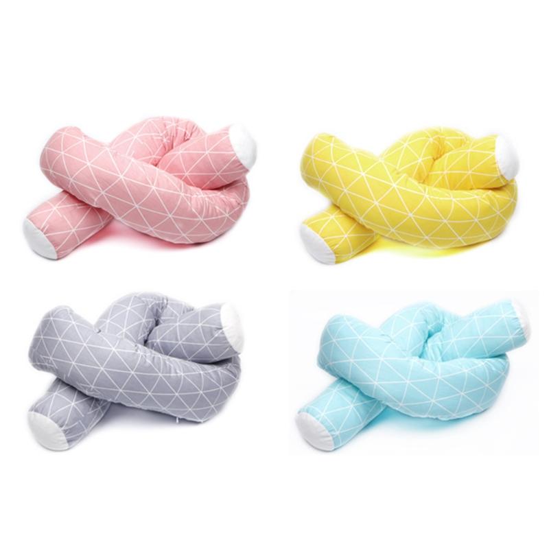 

Bedding Sets Long Pillow Children Bed Fence Baby Cot Anticollision Bedside Soft Crib Bumper Born Cradle Cushion Safety Sleep Protector