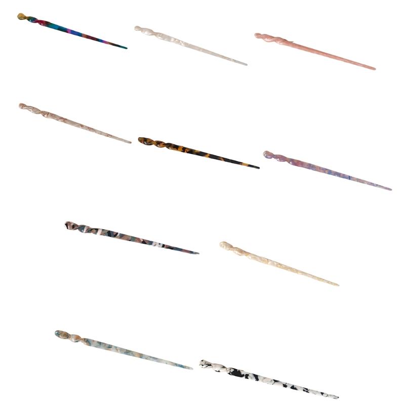 

Hair Clips & Barrettes Vintage Chinese Style Chopsticks Sticks Acetate Hairpin Disks Retro Tortoise Shell Chignon Hairstyles Tool, Golden;silver