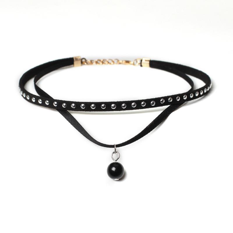 

Chains Gothic Stretch Choker Necklace Classic Lace 20Pieces Set Velvet Tattoo Necklaces & Pendants, Silver