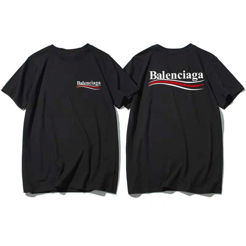 

Balencaiga 21ss Designers Mens T shirt drees cotton short sleeve round collar summer youth multi-color fashion print casual thin style M-3XL, White;black