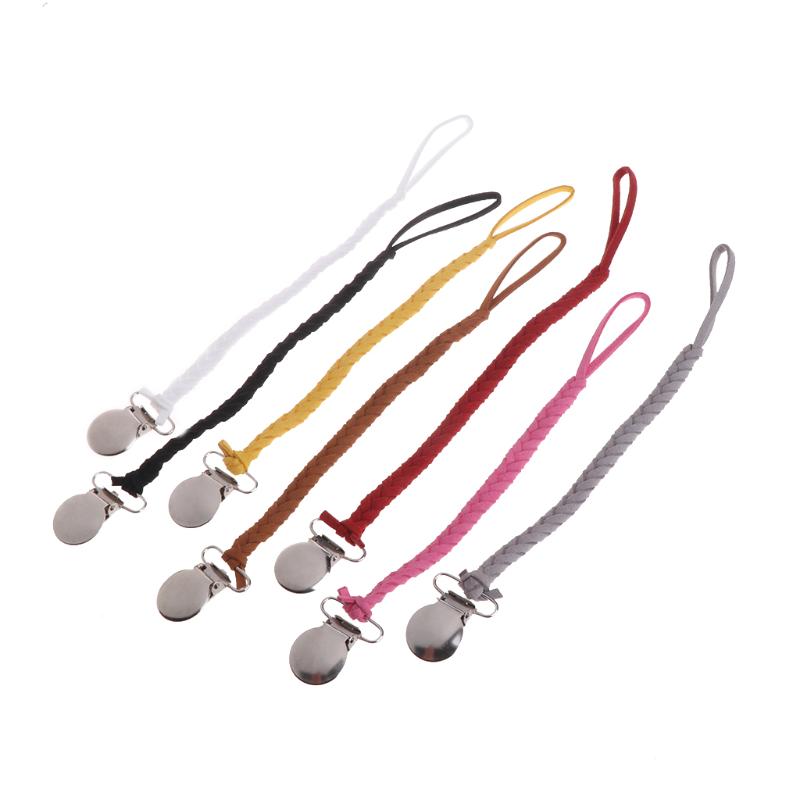 

Pacifiers# Chain Dummy Clip Pacifier Holder Braided Binky Nipple Soother For Infant Baby Feeding #20/12