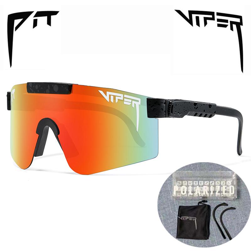

Outdoor Eyewear PIT VIPER Polarized Fishing Glasses Sunglasses MTB Men Women Sport Goggles UV400 Bike Bicycle With Original Box