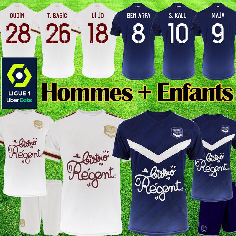 

2020 2021 Maillot Girondins de Bordeaux BRIAND S KALU KAMANO Soccer Jerseys BEN ARFA MAJA Shirts Bordeaux 20 21 Kids Football kits uniforms, Black;yellow