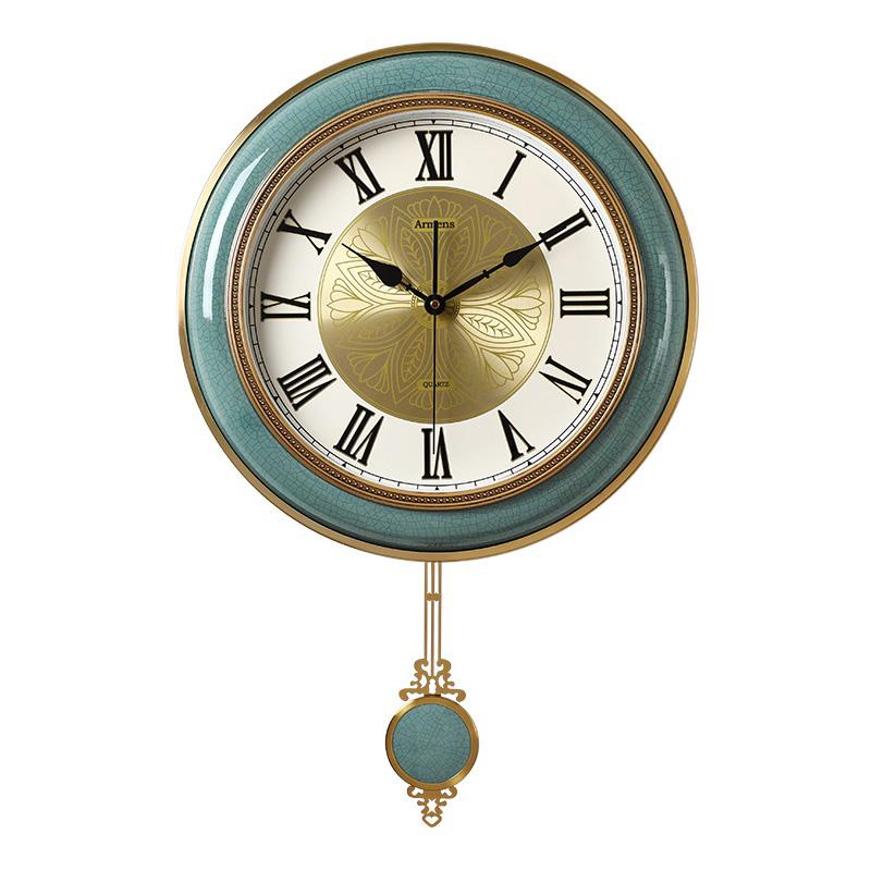 

Wall Clocks Vintage Pendulum Retro Large Clock Modern Design Classical Silent On The American Style Watches