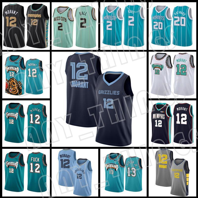 

Basketball 12 Ja Morant Murray State University College Grizzlie LaMelo 2 Ball Gordon 20 Hayward Hornet Jerseys 21-22 New Season Jaren 13 Jackson Jr. 75th Anniversary, Men jesery