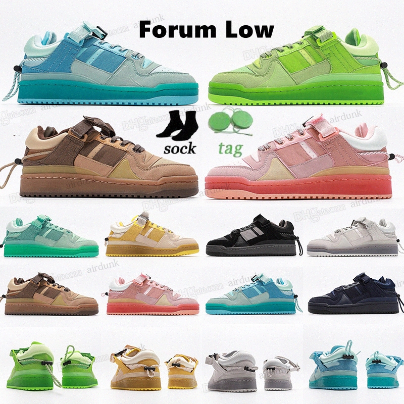 

2022 mens womens Bad Forum Low Shoe Easter Egg unisex Campus style Forums Buckle retro Suede leather Translucent bottom Designer casual Teens Active Bunny sneaker 21#, I need look other product