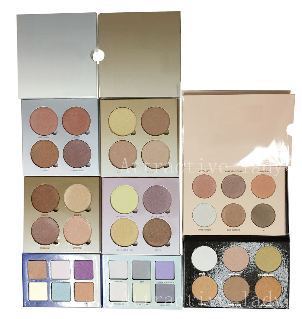 

High-quality Makeup Eye Shadow Super Beauty Highlight Palettes 4 6 Colors 9 Styles Palette, Multi