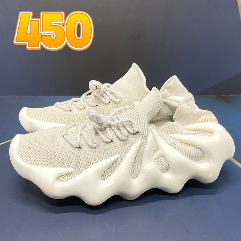 

Fashion 450 mens running Shoes dark slate cloud white black university blue twist top quality luxyry men women sneakers trainers US 5-11.5, Bubble wrap packaging