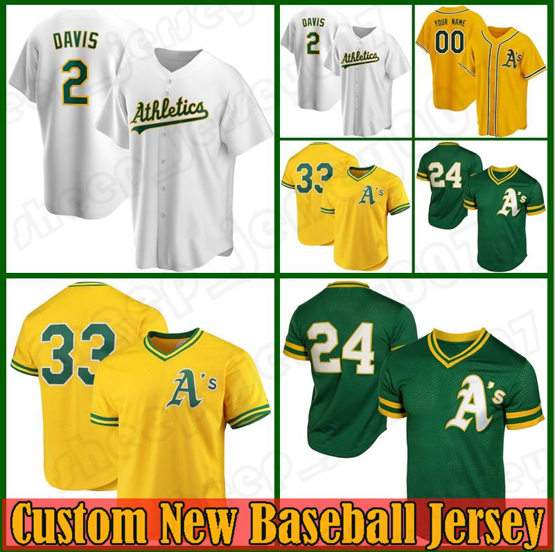 

Athletics Baseball Jersey Custom Oakland 26 Matt Chapman 44 Jesus Luzardo 2 Khris Davis 35 24 Rickey Henderson 55 Sean Manaea Reggie Jackson, Mens custom new cool base(yundongjia)