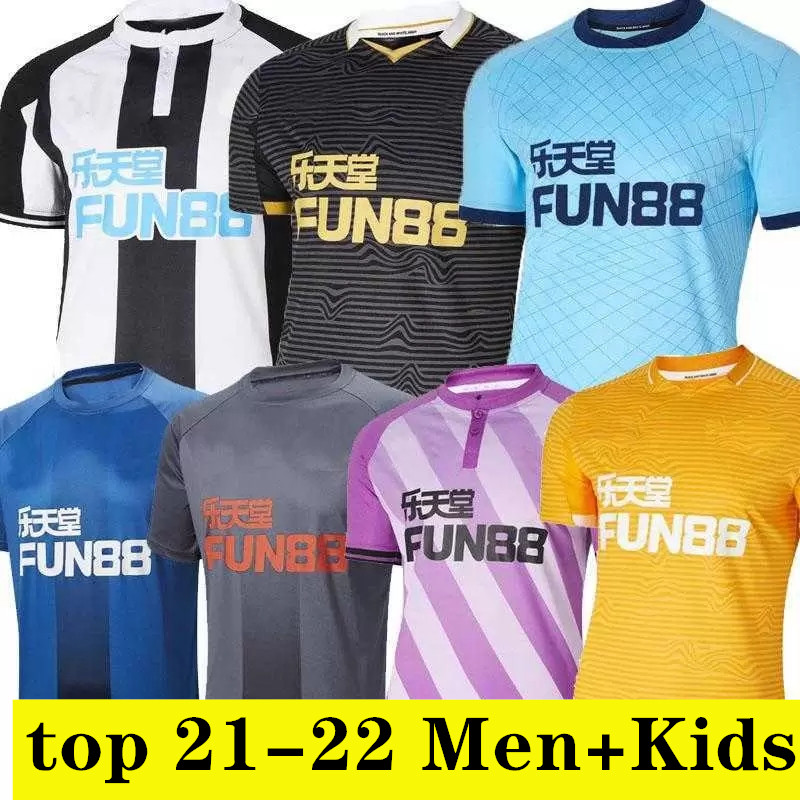 

Newcastl e United Soccer Jersey NUFC 21 22 new castle SHEARER WILSON SHELVEY ALMIRON 2021 2022 JOELINTON Football Shirt GAYLE MAXIMIN Men kit Kids Equipment sets, Adult patch