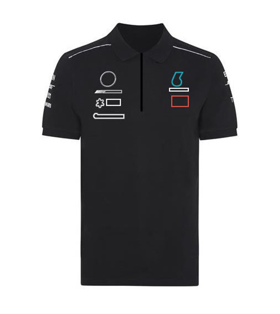 

F1 Team Polo Shirt Racing Suit T-shirt 2021 New Men' Short Sleeve Workwear Customized Large Size