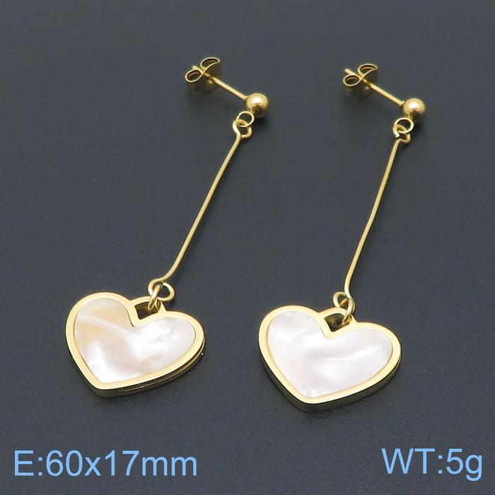 

Stud Fashion 3 Colors Stainless Steel Jewelry Earrings For Woman & Girl Party Gift Joyas Store EBJZCFBC