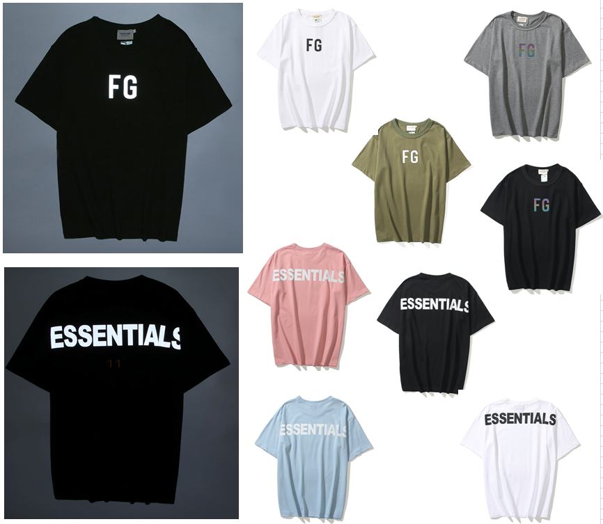

2021 Spring Summer Front Refletive Logo T Shirt Tee Skateboard Tshirt Men Women Short Sleeve Cotton Comfortable causal Clothes, Silical gel