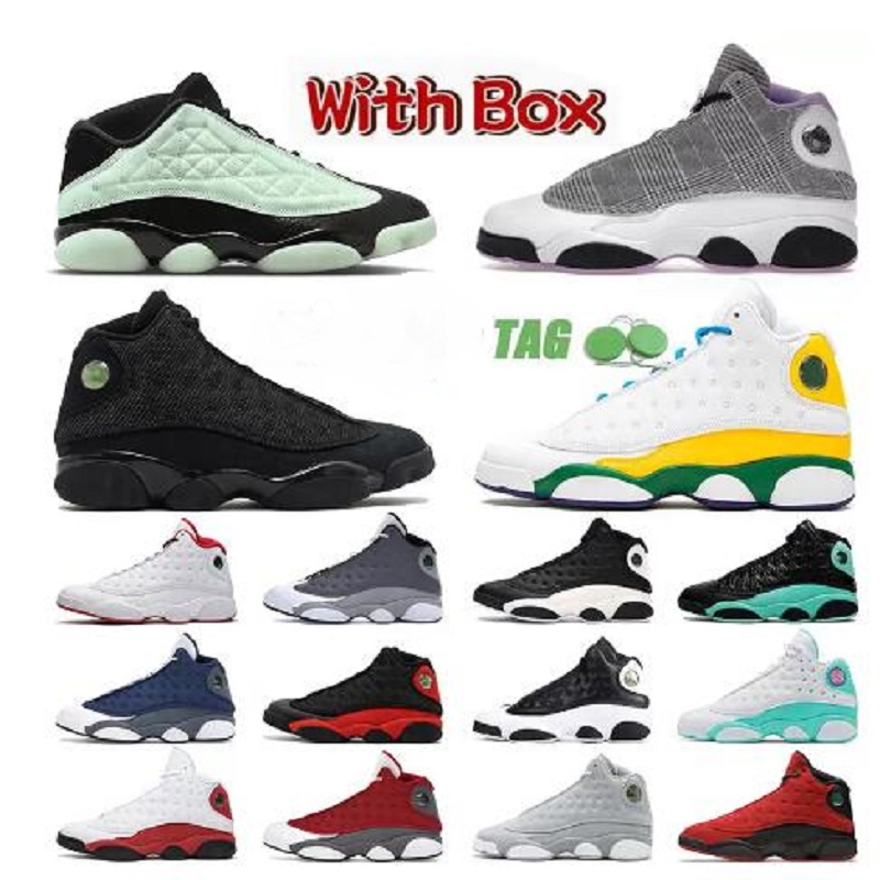 

Men Basketball Shoes 13s Fashion Flat 13 Hyper Royal White Reverse Bred Playoffs Wolf Grey Breathable Sport Athletic Sneakers Shoe, # 33