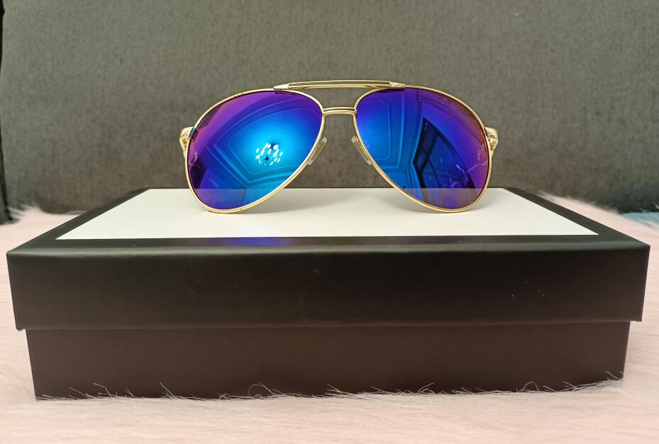 

Designer Ellipse Sunglasses Trend Adumbral Fashion for Man Woman Ultraviolet-proof Full Metal Frame Glasses 8 Colors Optional High-quality With box