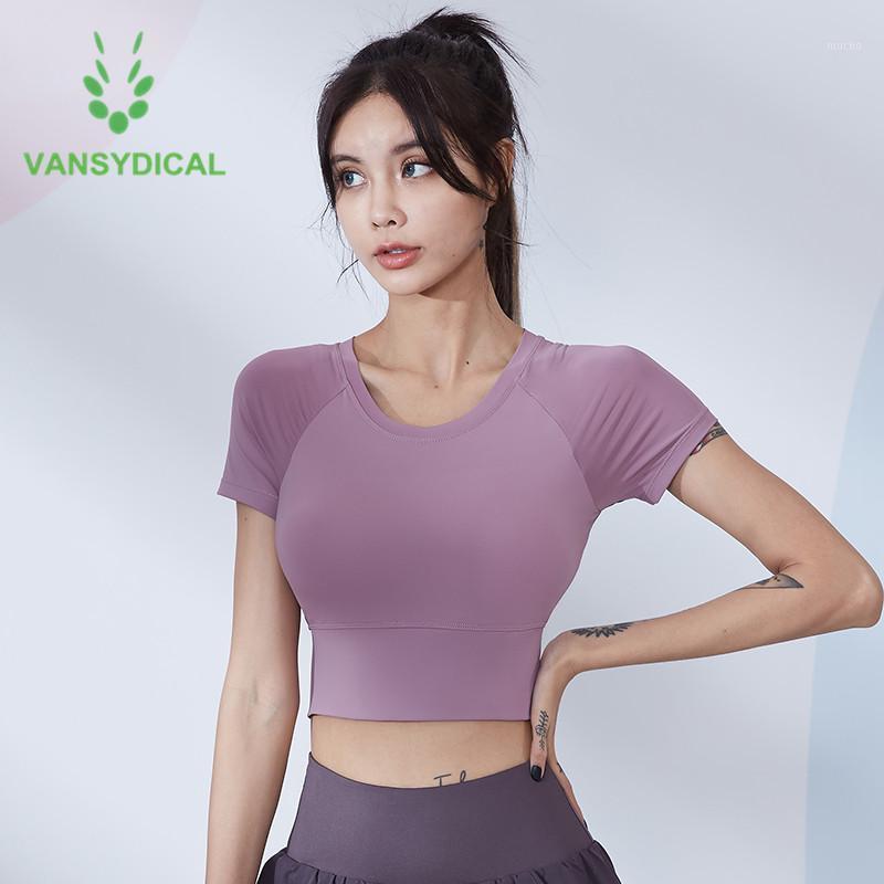 

Gym Yoga Shirts Cropped Tops Women Summer Sports Workout Short Sleeve With Chest Padded Fitness Training Jogging Sportswear Outfit, Blue fbf21209