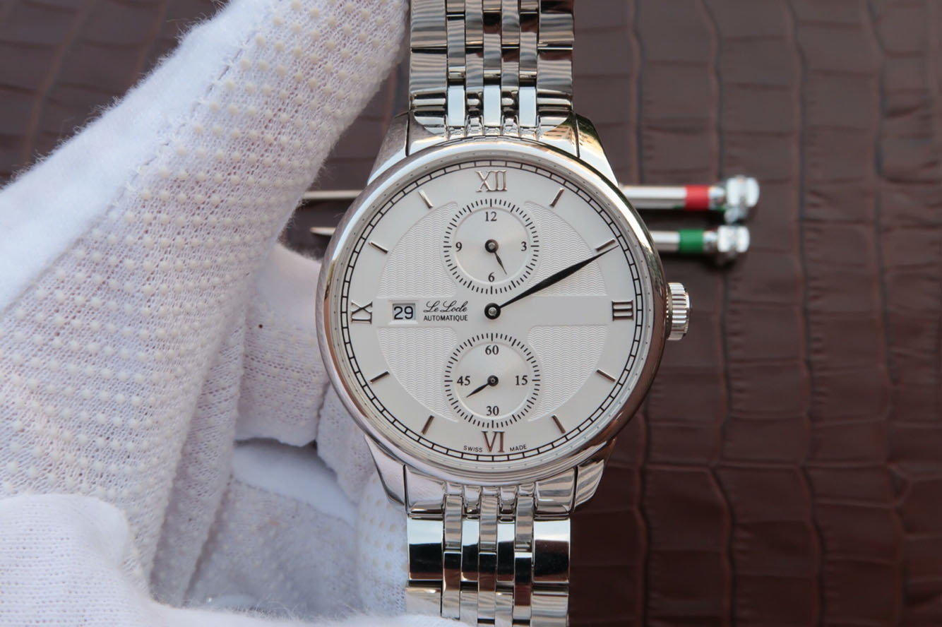 

006.428.11.038.02, 39.3 mm, men's watch, automatic mechanical movement watch, fine steel watchband, through bottom, Black