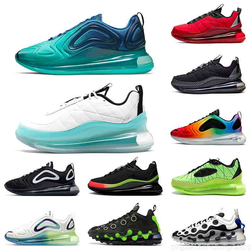 

Running shoes for Men Women Classic 720-818 Sports ISPA Sneakers Triple White Bubble Pack Be True Sea Forest Aqua Powder, D34 40-45 leather