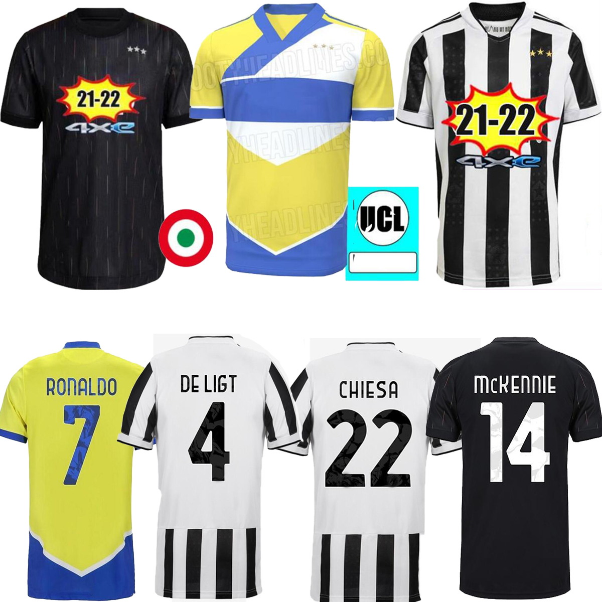 

21 22 Juve soccer jersey MORATA KULUSEVSKI RONALDO DYBALA football shirt CHIESA DE LIGT Camiseta fútbol 2021 2022 maillot foot, Blue