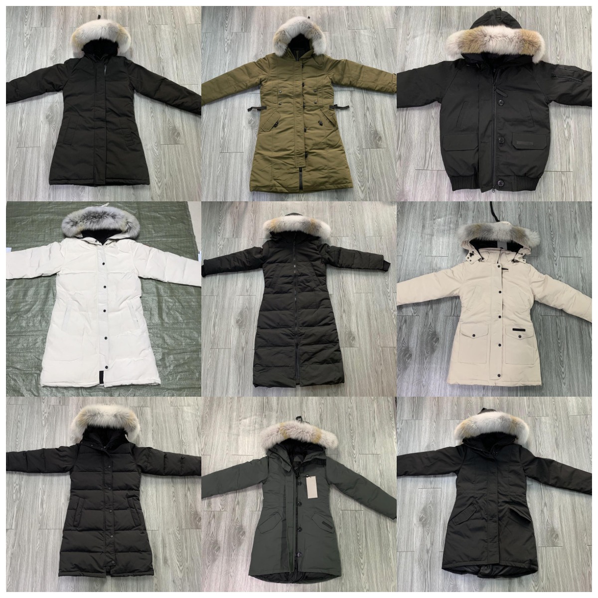 

Winter Women Down Jackets Chaquetas Thicken White Wolf Fur Fourrure Fluffy Male hoodie hoodies Coat Outdoor Fashion Windshield Warm Parkas E, Black