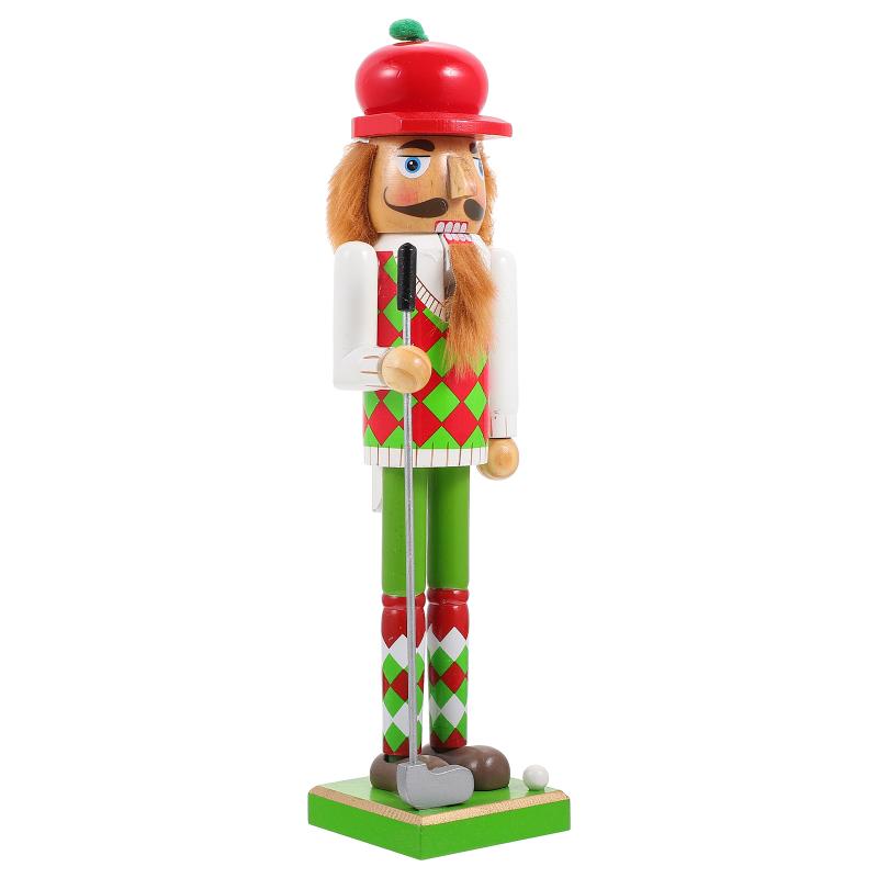 

Christmas Decorations 1Pc Wooden Crafts Decoration Nutcracker Figure Xmas Home Adornment