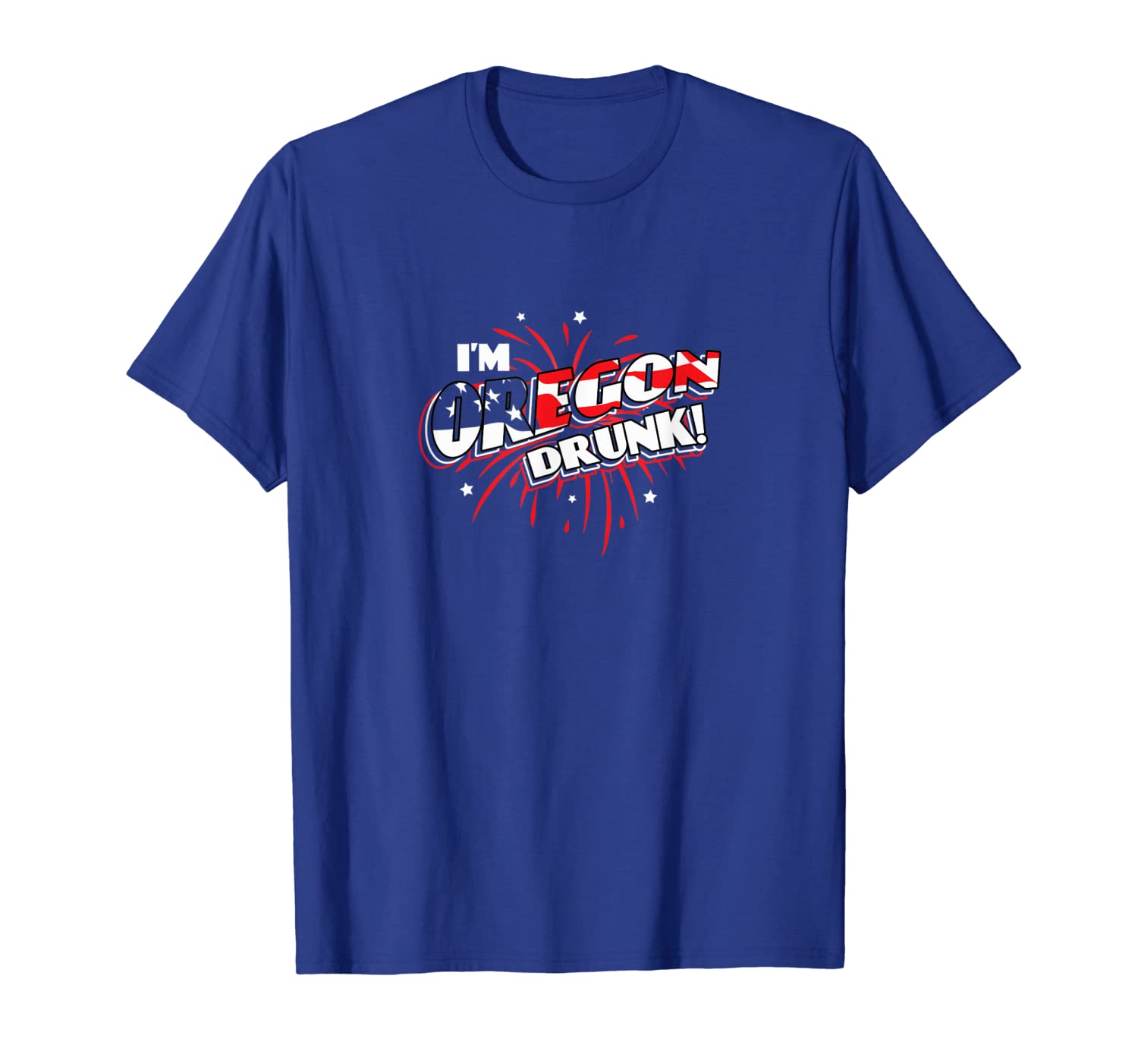 

i'm oregon drunk | usa beer drinking merica party t-shirt, White;black