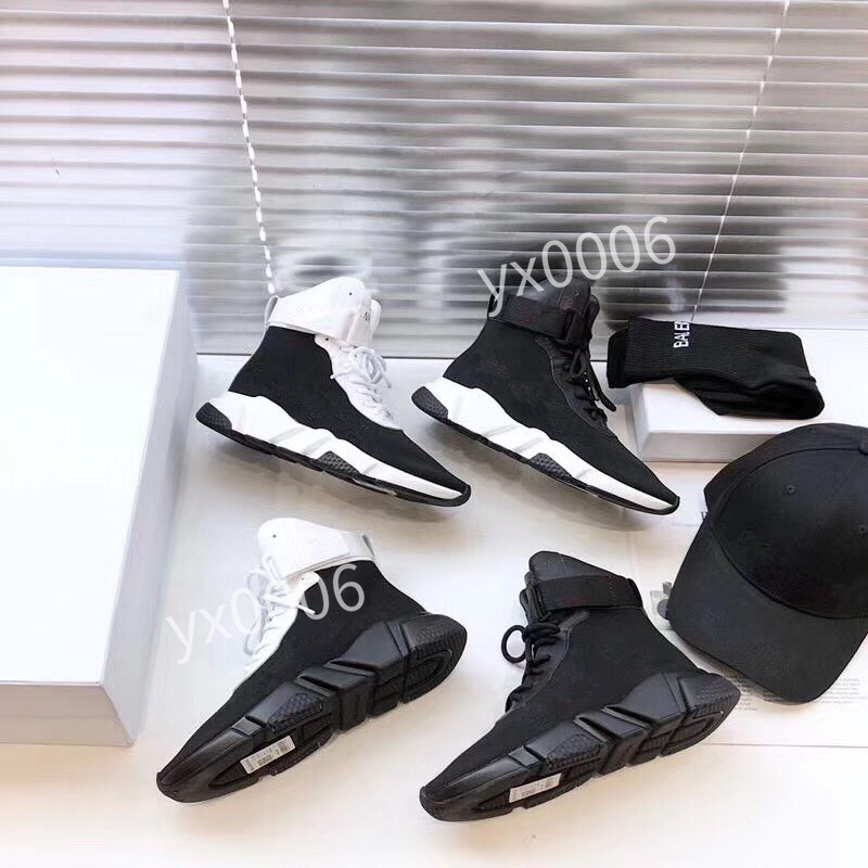 

2021 Paris Platform Sneakers Triple S Fashion flat casual shoes crystal bottom All Black White Italy Designers grid style trainers Comfortable fz191010, Choose the color