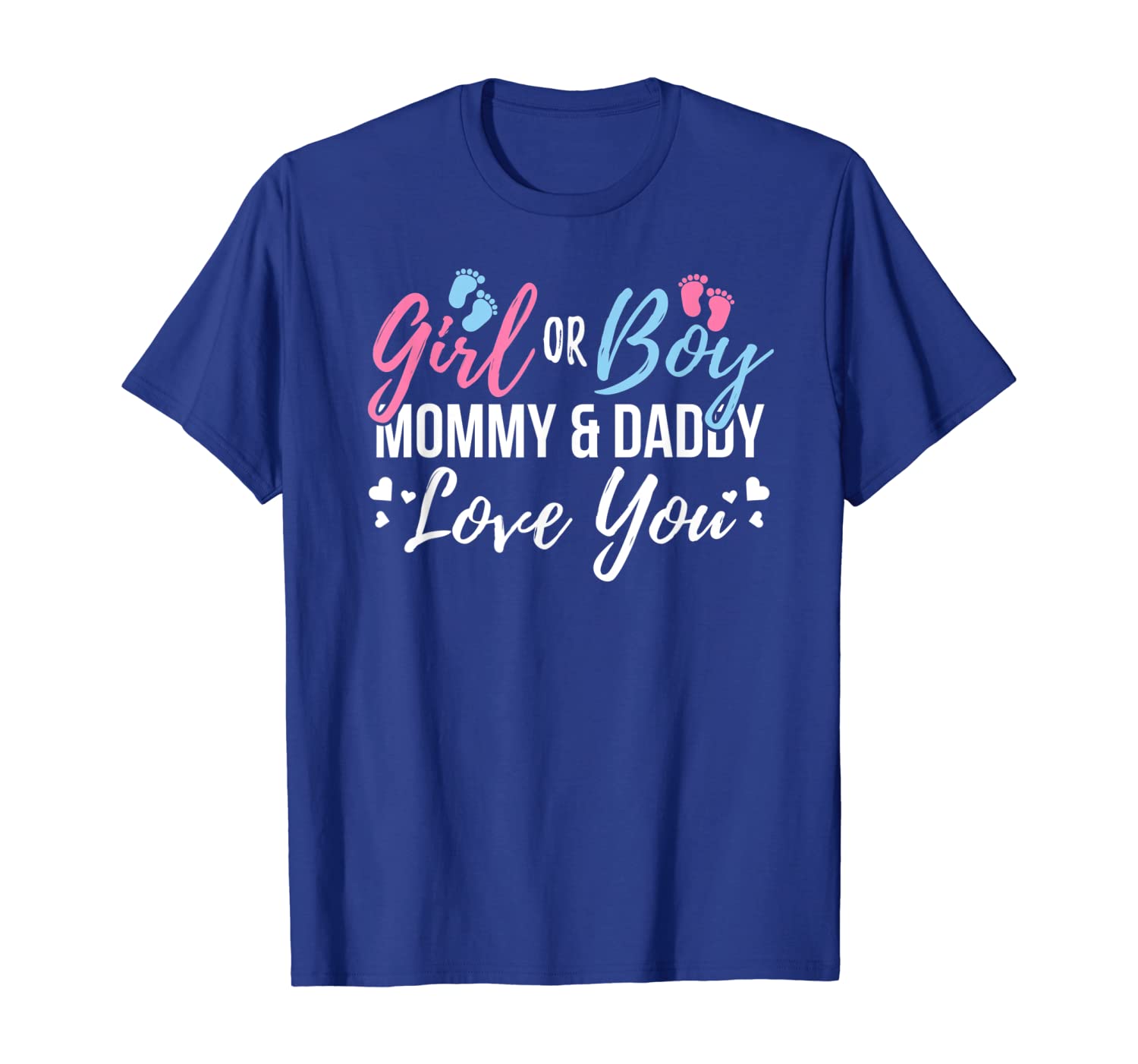

Neutral Gender Reveal Shirts-Girl or Boy Gender Reveal Shirt, White;black