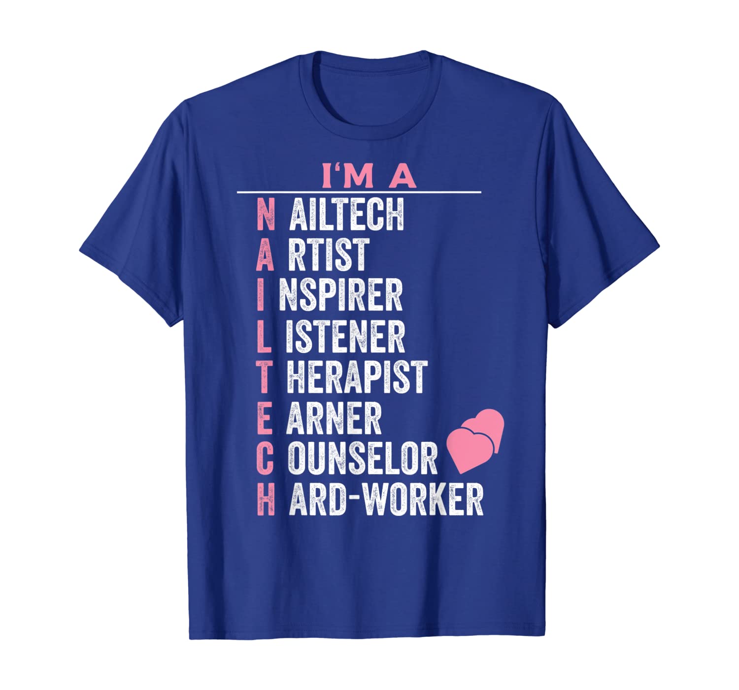 

nail tech definition funny nail technician artist gift women t-shirt, White;black